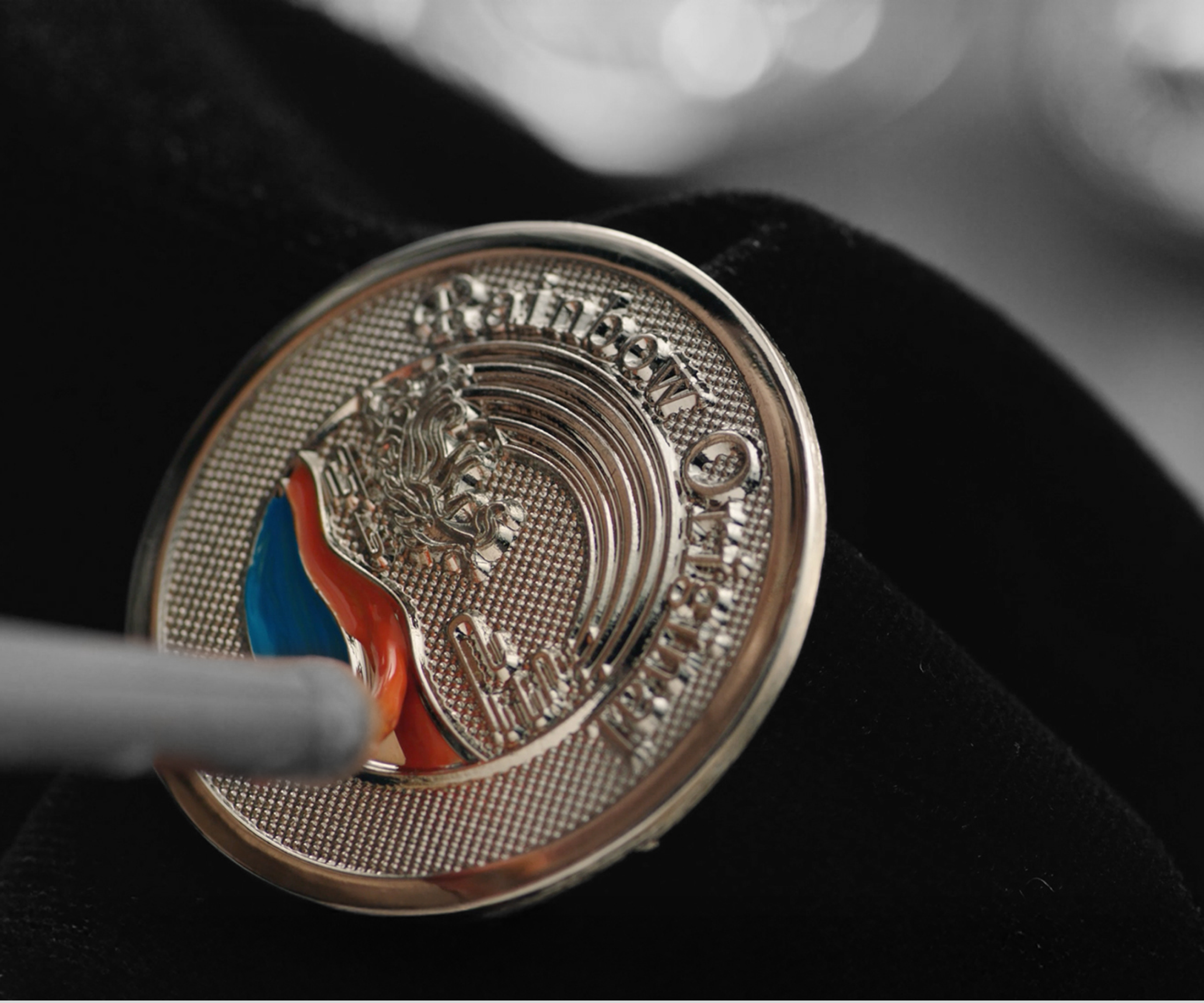 Handcrafted Cloisonne Enamel Badge Craft